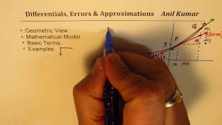 Concept of Differentials Errors to Estimate Cube Roots IIT JEE Advance [upl. by Eibot]