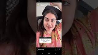 shomaila niazi Instagram story [upl. by Carpet]