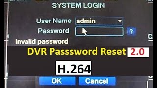 h264 dvr password reset 20 by technical th1nker  How to Reset DVR Password [upl. by Noira]