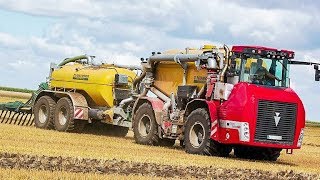 CLAAS XERION 5000  Holmer Terra Variant  Gülleausbringung  Einarbeitung Slurry Injection [upl. by Pulsifer]