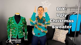 How to Make an Ugly Christmas Sweater for Under 10 [upl. by Oigaib]