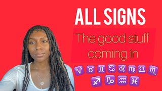 All signs The Good stuff coming your way rest of August All zodiac signs tarot reading [upl. by Darum]