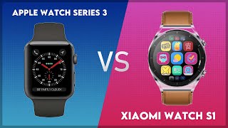 Apple Watch Series 3 vs Xiaomi Watch S1 Comparison [upl. by Farah688]