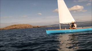 Canoe sailing round Gigha and Cara July 2013 [upl. by Etnauj146]