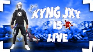 🔴KYNG YT is live 🔥free fire Giveaway🔥rank push 2v24v4 ⚡️ [upl. by Skill]