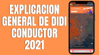 Didi Conductor  Explicación de la App MAYO 2021 Configuración Ganancias Bonos ¿Cómo funciona🚙 [upl. by Emirak]