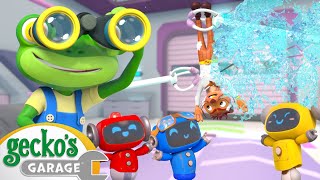 Weasels Washed Out  Geckos Garage  Trucks For Children  Cartoons For Kids [upl. by Amaryl]