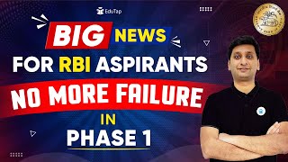 RBI Grade B Phase 1 Preparation Best Strategy  How To Crack RBI Phase 1  EduTap RBI 2024 Coaching [upl. by Lleda562]