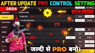 Free Fire Control Settings  Free Fire Pro Settings 2024 Sensitivity  Khuni Gamers [upl. by Bal565]