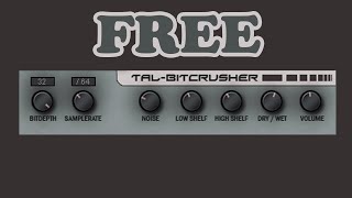 FREE TALBitcrusher by TAL Software [upl. by Trela]