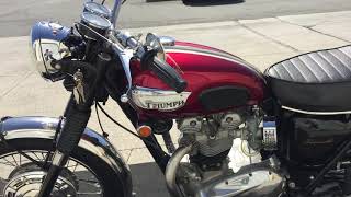 1968 Triumph T120R Bonneville For Sale [upl. by Halona694]