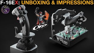 UnBoxing amp First Impressions Winwing Orion HOTAS F16EX vid 1 of 3 [upl. by Lainey]