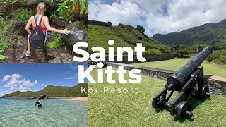 St Kitts Koi Resort Tour Discovering St Kitts Hiking Snorkeling Exploring and Driving experience [upl. by Temme]