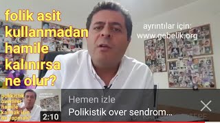 FOLİK ASİT TAKVİYESİ ALMADAN HAMİLE KALMAK SORUN YARATIR MI SPİNA BİFİDA VE ANENSEFALİ NEDİR [upl. by Petit566]