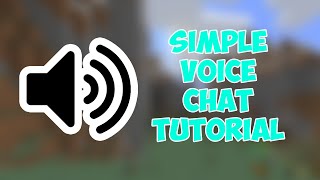 simple voice chat mod tutorial and how to set it up [upl. by Anitsugua]