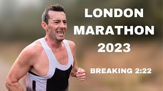 London Marathon 2023 BREAKING 222 Savage long trail workout w KellogsOnTheRun filming [upl. by Luzader]