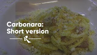 How to make carbonara short version [upl. by Kir541]