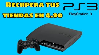 Recupera o instala tiendas en PS3 490 multifix [upl. by Yenahs]