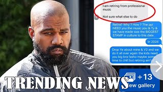 Kanye West Retiring From Professional Music According To An Alleged Text Exchange [upl. by Leciram]