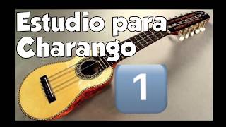 estudio para charango 1️⃣ [upl. by Inaffets]