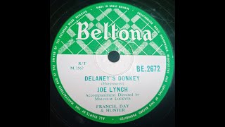 Delaneys Donkey  Joe Lynch  78rpm [upl. by Hugo58]