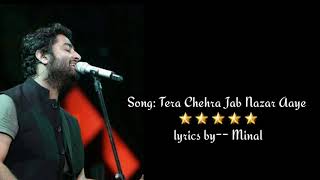 Tere chehra  Arijit sing  Sanam Teri kasam 2016  Lyrical video with Translation [upl. by Nikolaos684]