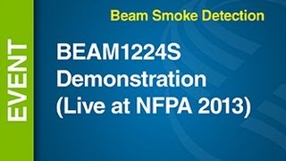 Beam  BEAM1224S Demonstration Live at NFPA 2013 [upl. by Oruntha]