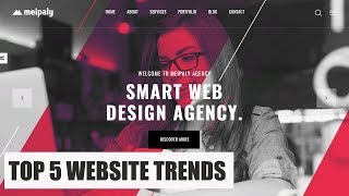 Top 5 Trending Website Design in 2019  Top 5 Stunning CSS amp Html Web Design [upl. by Cela]