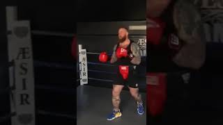 The Beast Vs Thor Boxing NEW 2021  Eddie Hall  Hafthor Bjornsson  boxing trainingShorts [upl. by Lagasse]