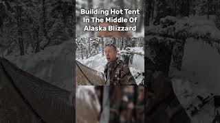 Camping In The Middle Of Alaska Blizzard Going [upl. by Mercedes]