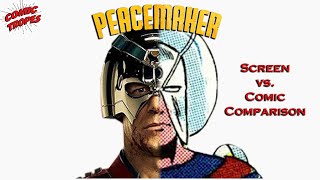 Peacemaker A Comic to Screen Comparison [upl. by Tnerual181]