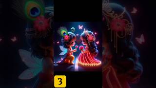 Cute Little Radha Krishna  Part 10  shorts trending [upl. by Atwekk]