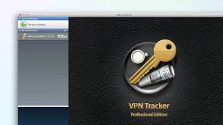 Setup a VPN on Mac OS X with VPN Tracker for SonicWALL Gateways [upl. by Derna293]