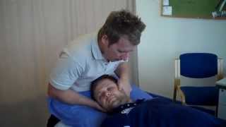 How to perform a Grade 5 Manipulation for the Upper Cervical Spine Osteopathic HVT [upl. by Eniladam]