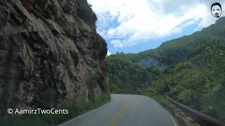 Nantahala National Forest Drive to Dry Fall North CarolinaBeautiful Drive Nantahala National Forest [upl. by Lrem63]