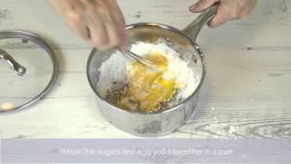 Bake Club presents How to make fruit bavarois [upl. by Notxap880]