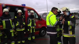 Ausbildung bei der Feuerwehr am Flughafen München  110  Das Polizeimagazin [upl. by Ittak]