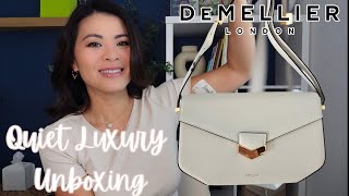 Affordable Quiet Luxury Unboxing  Demellier Midi London Bag [upl. by Adamec]