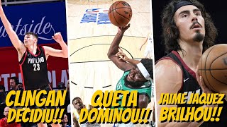 Neemias Queta DOMINA o Lakers  DClingan DECIDE pelo Blazers  Jaime Jaquez BRILHA  Summer League [upl. by Phaidra]