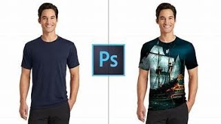 Place Logo on Tshirt  Photoshop Tutorial  How to Add Design on T Shirt in Adobe Photoshop [upl. by Aihset404]