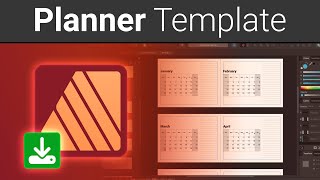 Digital Planner 2025 Affinity Publisher Template [upl. by Duile]