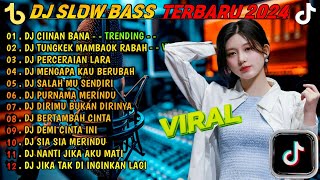 DJ SLOW FULL BASS TERBARU 2024 🌾DJ CIINAN BANA • DJ TUNGKEK MAMBAOK RABAH • VIRAL [upl. by Alidia11]