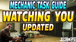 Watching You UPDATED  Mechanic Task Guide  Escape From Tarkov [upl. by Ailadgim]