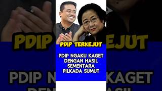 PDIP kaget hasil Pilgub Sumut [upl. by Colwen83]