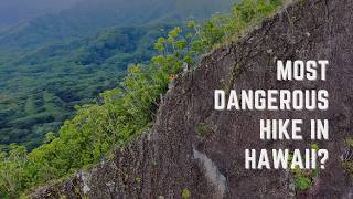 How to Hike Pu’u Ohulehule Southeast Ridge the Scariest Hike in Oahu [upl. by Okkin118]