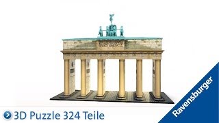 Ravensburger 3D Puzzle Brandenburger Tor  Berlin [upl. by Immij907]