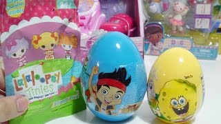 ألعاب بنات لالا لوبس بيضة سبونج بوب و جيك بيضة Surprise Eggs Jake Spongebob lalaloopsy [upl. by Ishmul]