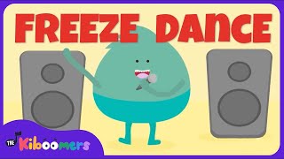 Party Freeze Dance Song  THE KIBOOMERS Preschool Songs for Circle Time [upl. by Haggi]