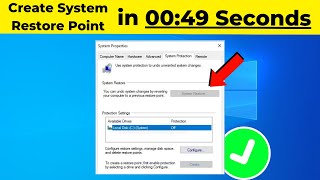 Create System Restore Point Windows 10  2024 [upl. by Ibrek]