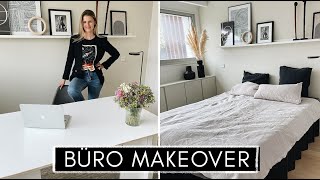 MAKEOVER  Gäste und Arbeitszimmer im selben Raum  DIY Slatwall und Garderobenhaken selber machen [upl. by Pachton]